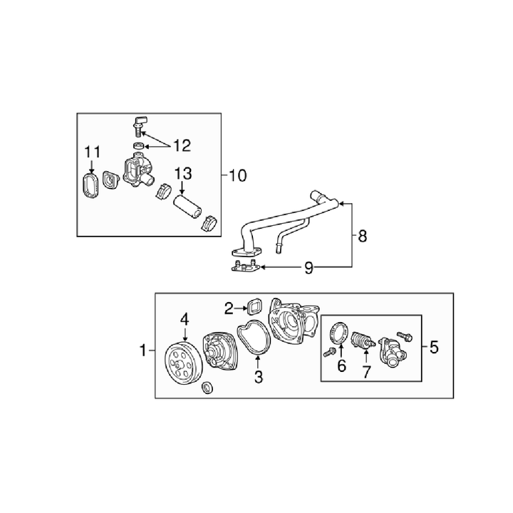 LTG Thermostat Bypass Pipe Gasket