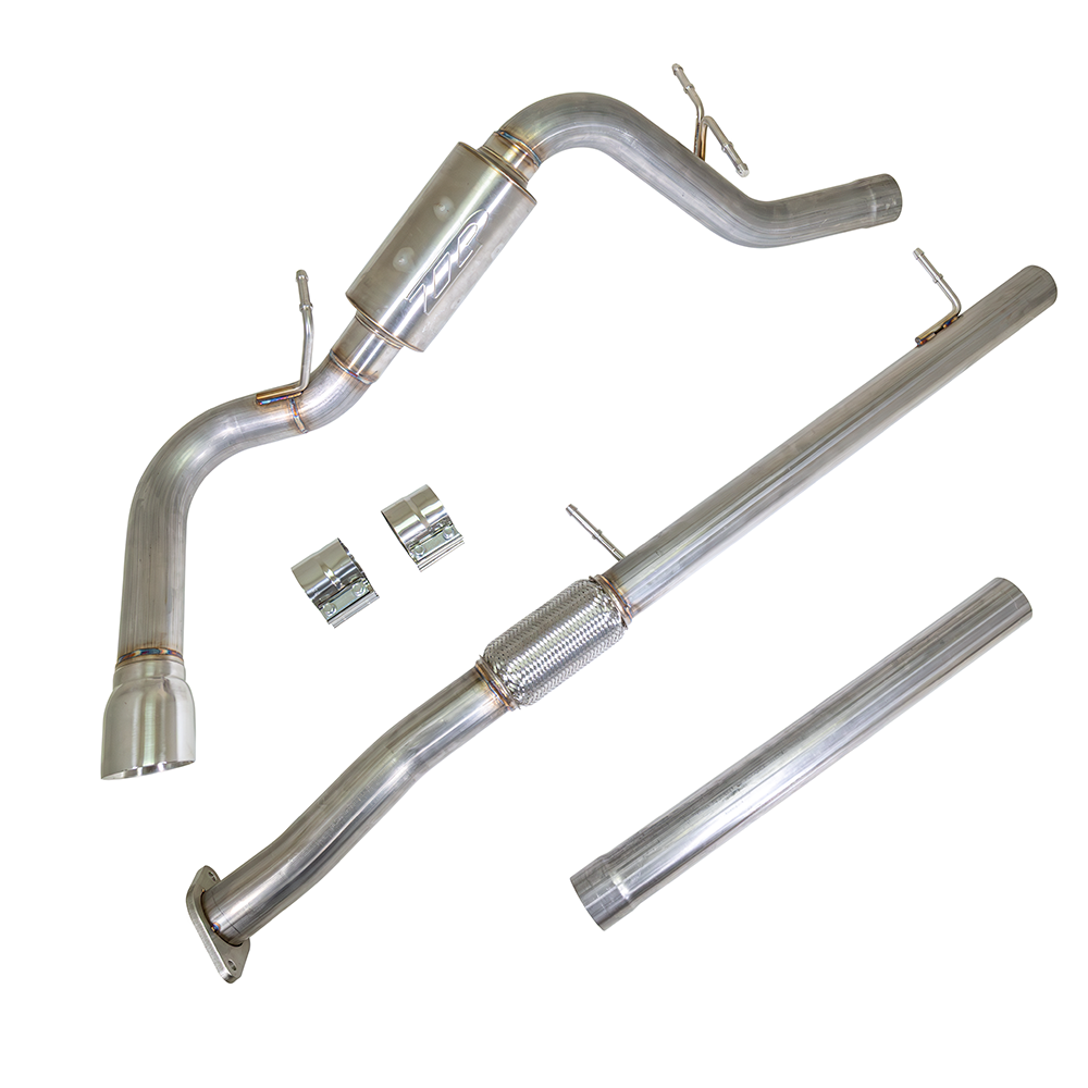 ZZP 2.7 Colorado/Canyon 3" Stainless Catback Exhaust