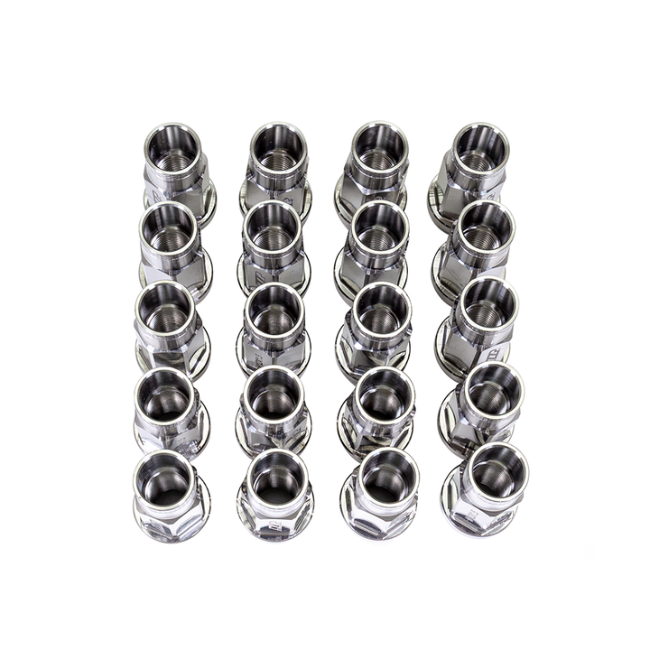 ZZP Titanium M12 x 1.5 Open Ended Lug Nut Set