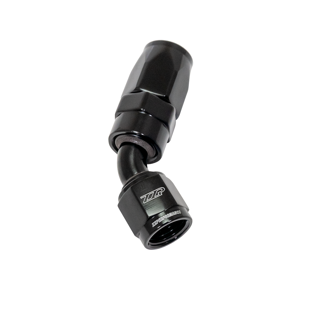 Alloyworks 16AN 45 Degree Swivel Hose end Oil Line Fitting Hose End Adapter BLACK Alloyworks 16AN 45 Degree Swivel Hose end Oil Line Fitting Hose End Adapter BLACK