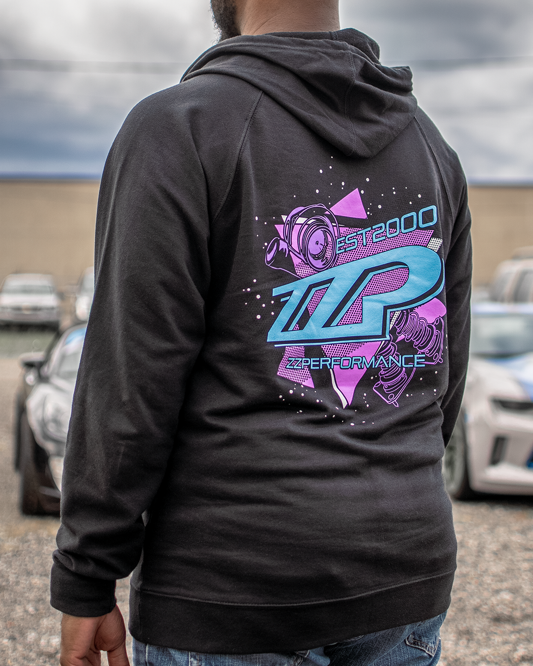 ZZP Black 80s Hoodie ZZPerformance